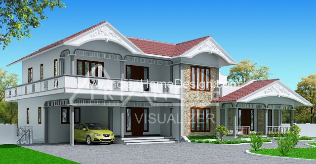 1900 Sqft Kerala Style House Exterior Design Gallery From Triangle Kerala Style House Exterior Design Gallery From Triangle Visualizer Designer Er Mahesh Details Ground Floor 1900sqft First 1090sqft