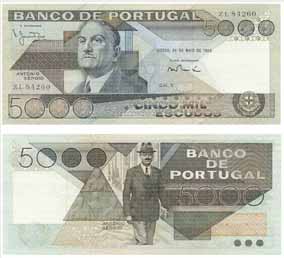 ... da Nota de 5.000 Escudos