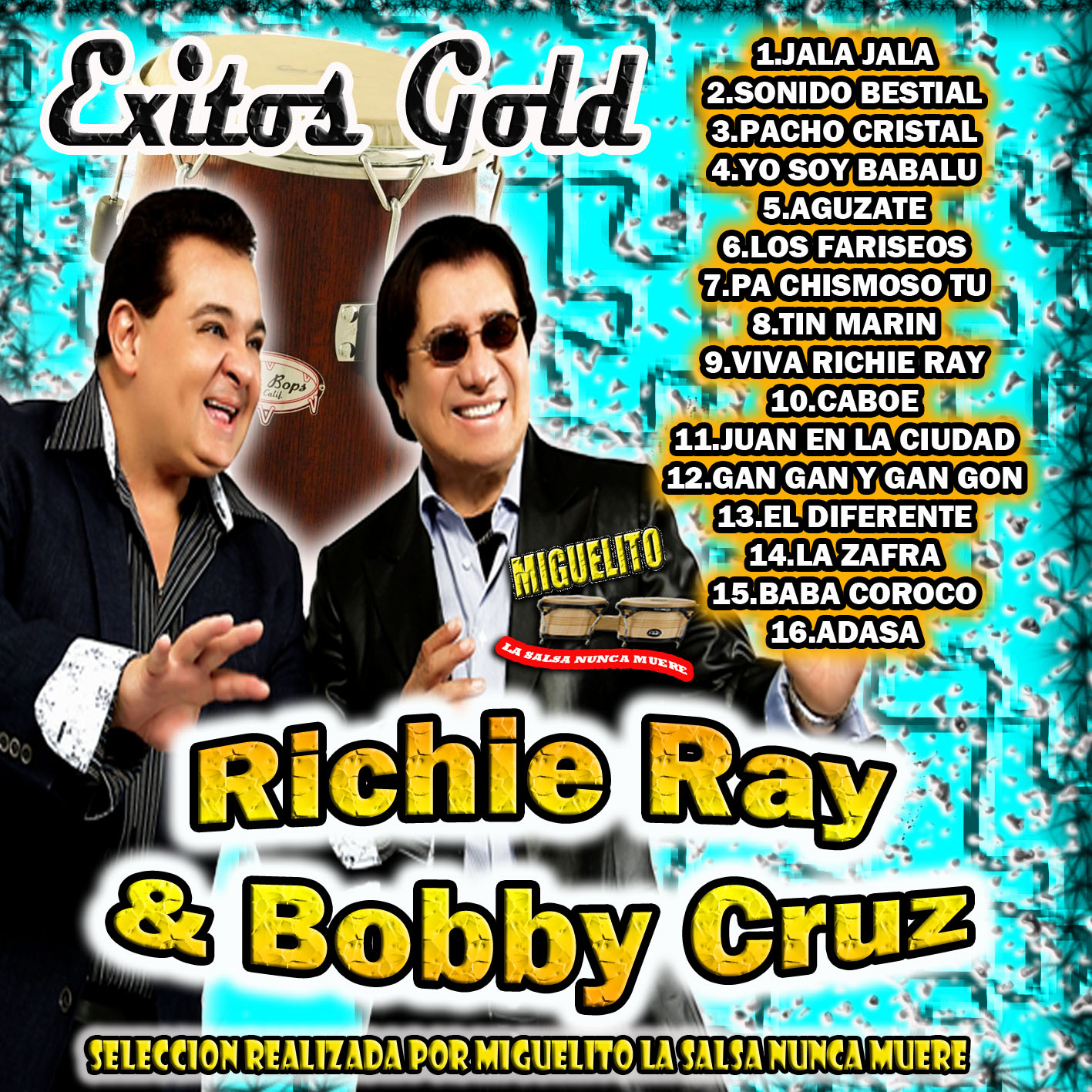 con miguelito la salsa nunca muere Richie Ray y Bobby Cruz Exitos gold