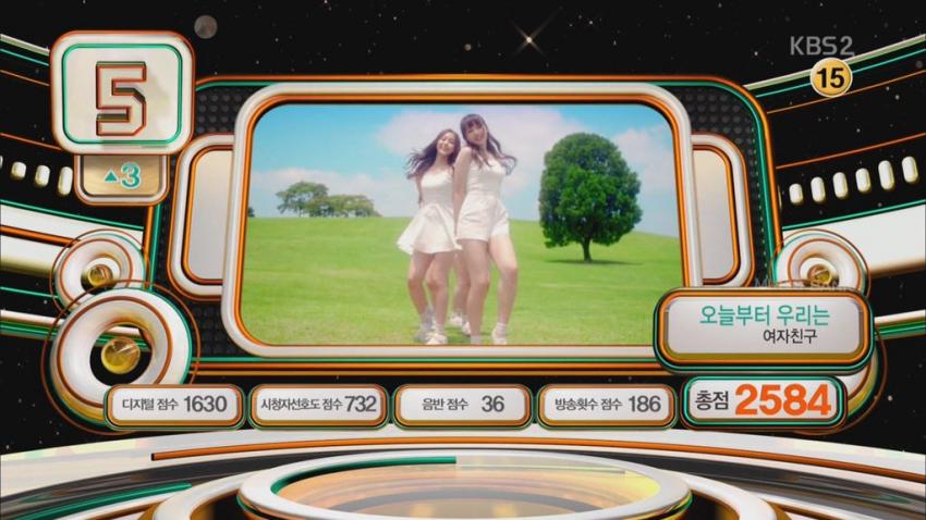 발매 8개월된 노래의 오늘자 뮤뱅순위 | 인스티즈