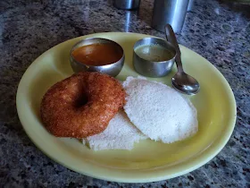 The group having breakfast at the hotel near Dobbaspete