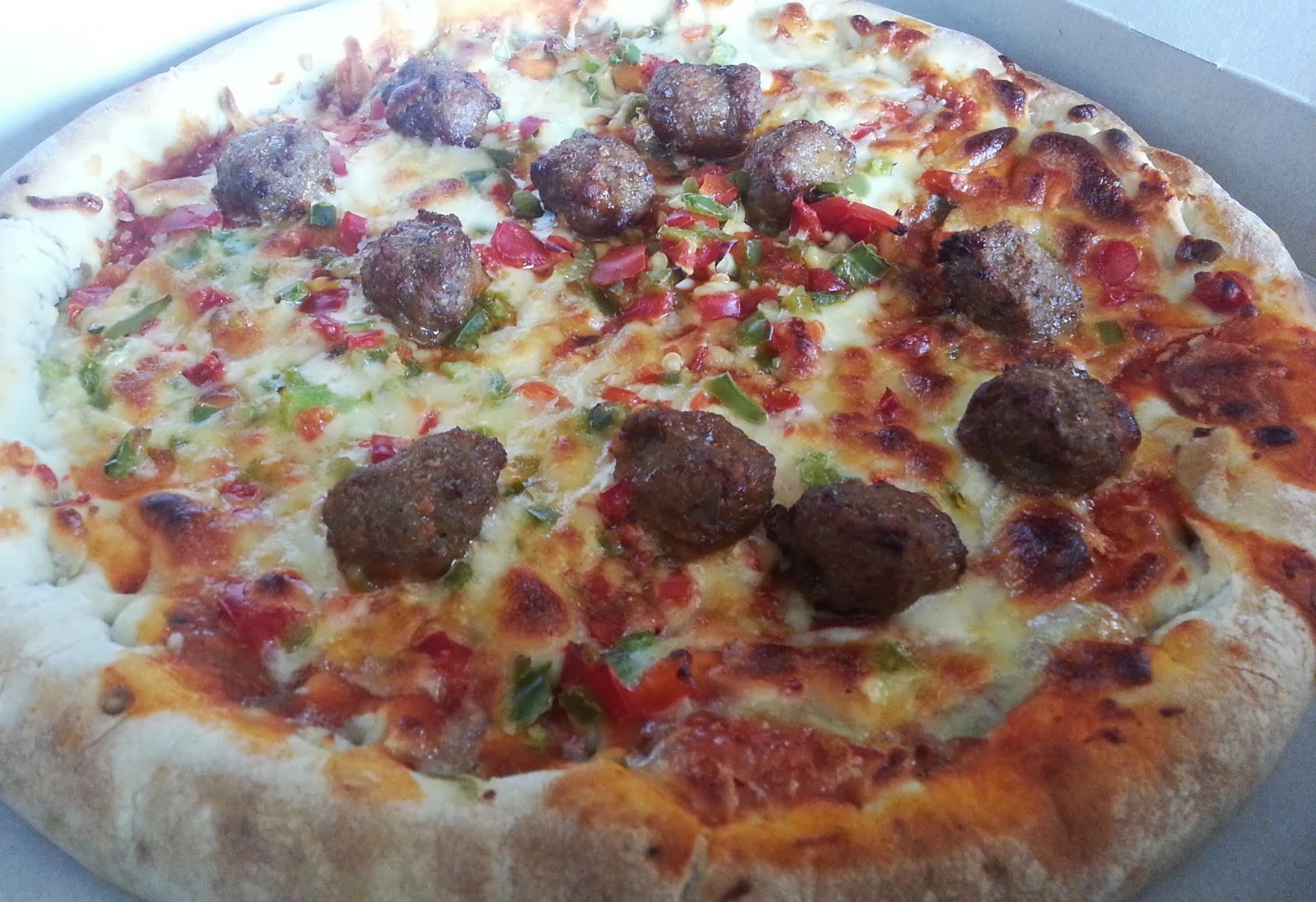 Stuffed Crust Spicy Meatball Pizza (Asda)