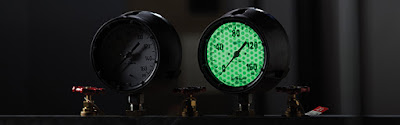 luminous glow in the dark instrument gauge