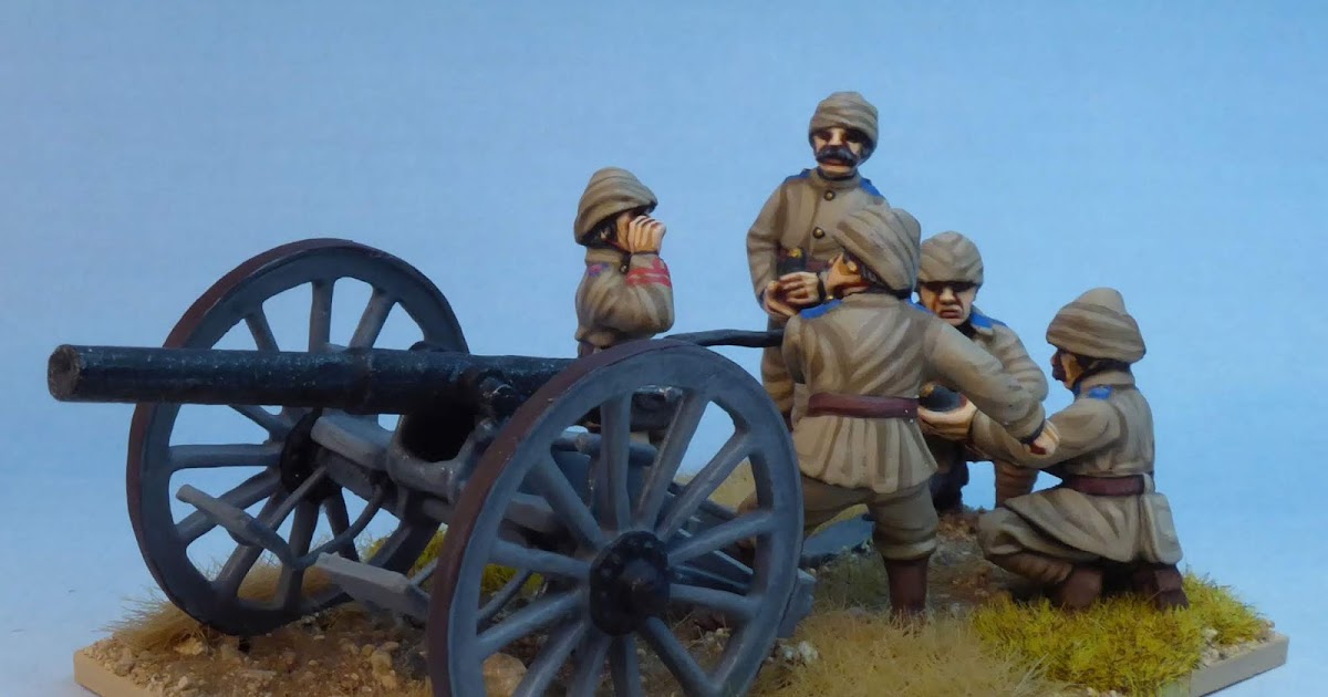 Over Open Sights WW1 Obsolete Ottoman Artillery.