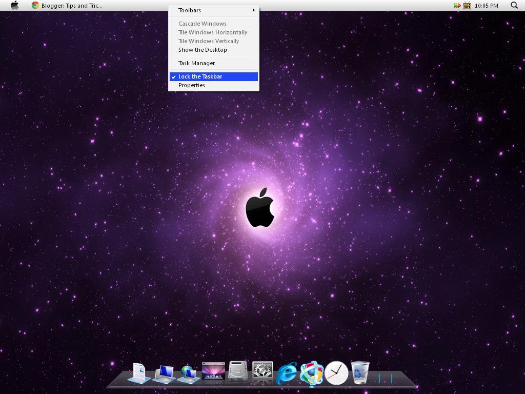Change ur windows xp / 7 / vista in to mac........100% works and safe