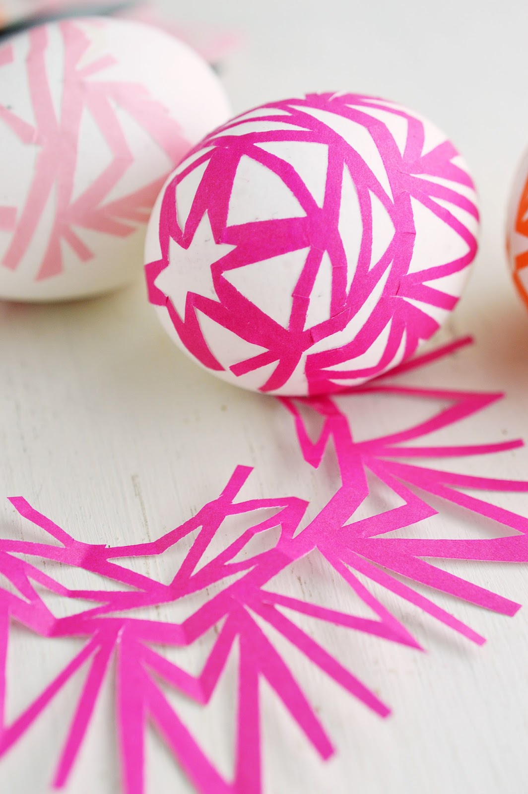 DIY Paper Snowflake Easter Eggs | Motte's Blog