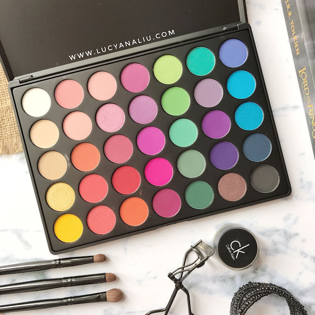 [Review] Morphe 35B Color Burst EyeShadow Palette Lucy's