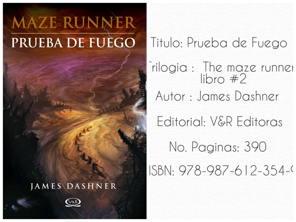 Amor en cada Libro: ⌠RESEÑA⌡Prueba de Fuego ⌠ The Maze Runner #2