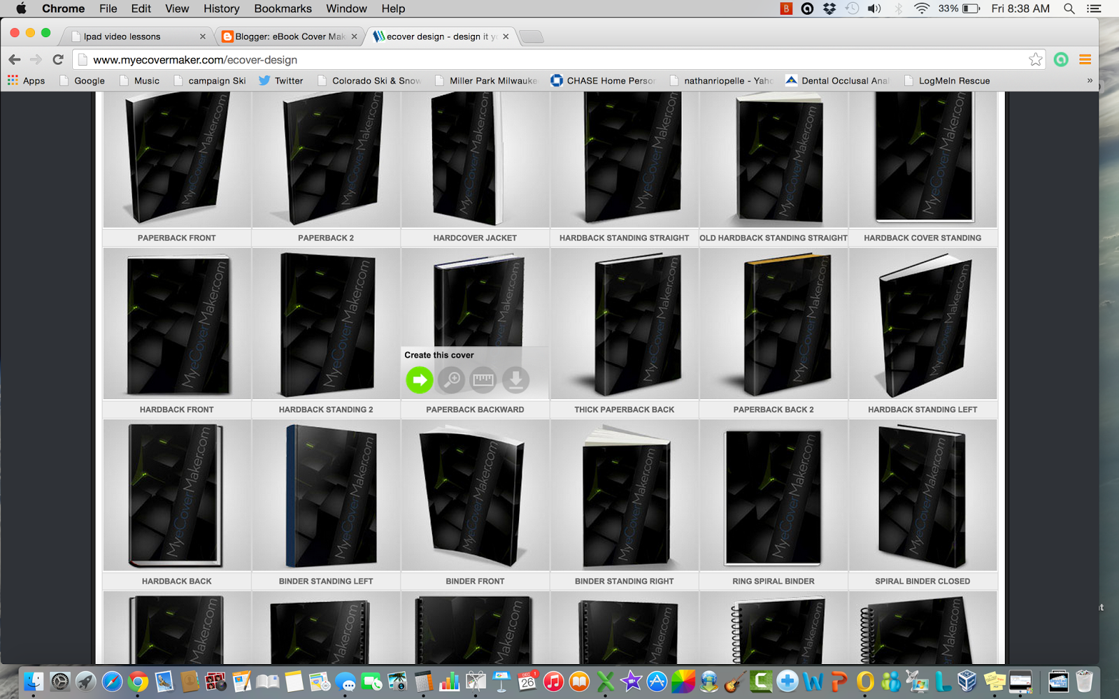 eBook Cover Maker How to Make an EBook Look Like a Standing Hardcover Book