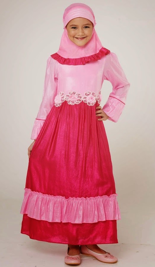 baju muslim anak perempuan artis