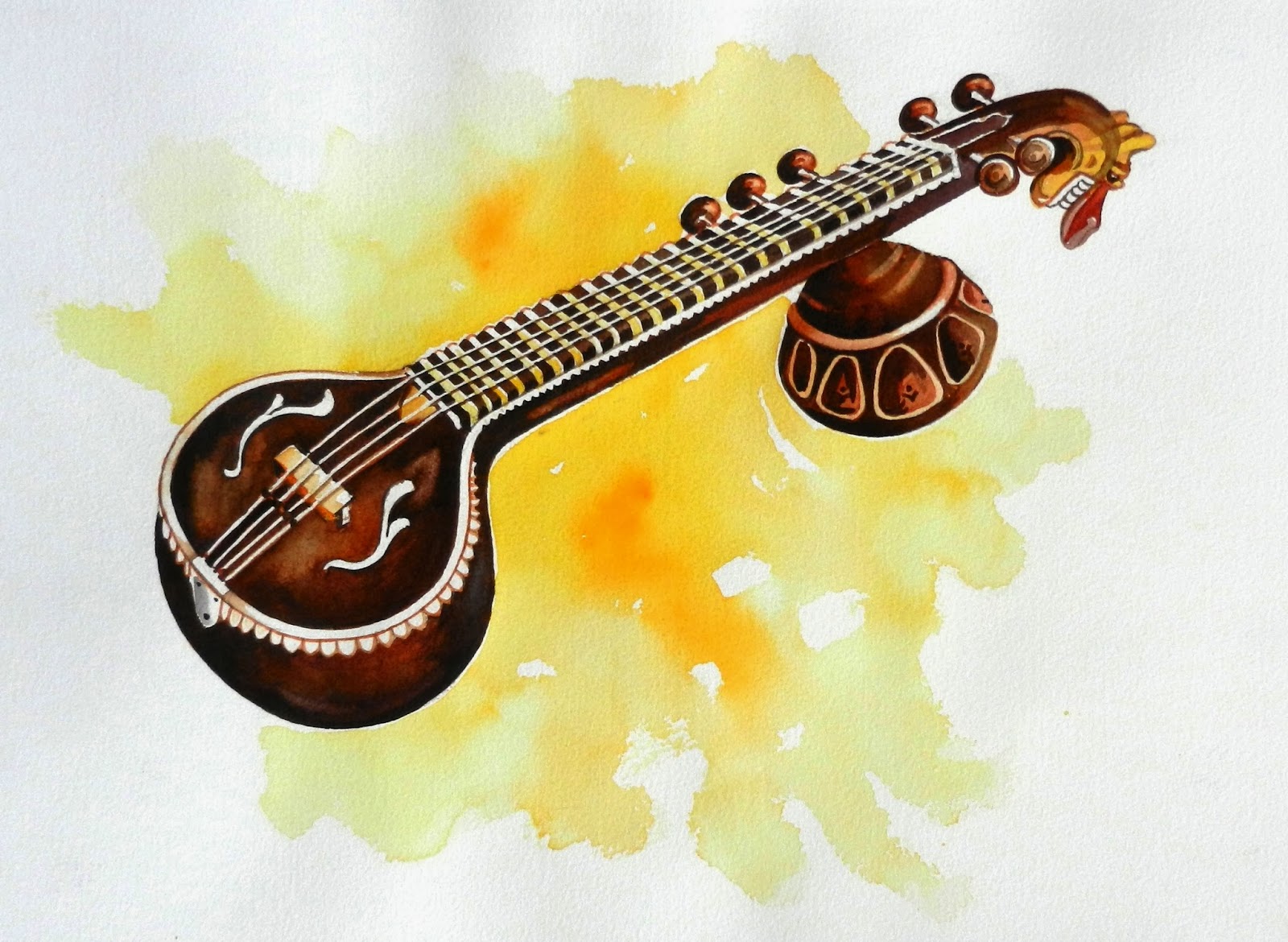 WATERCOLOR MY LOVE: VEENA (Sold) WATERCOLOR MY LOVE: VEENA (Sold)