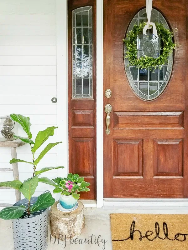 front porch decorating on a budget