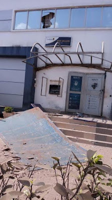 2 Photos: Armed robbers raid First Bank office in Imo