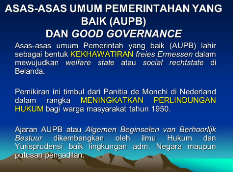 Artikel Makalah Asas Asas Umum Pemerintahan Yang Baik Jaini Loen