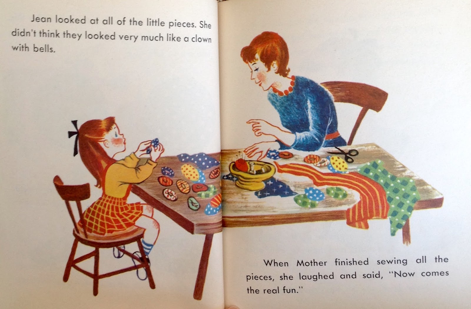 The Literate Quilter Jingle Bell Jack, a 1955 YoYo Clown Doll