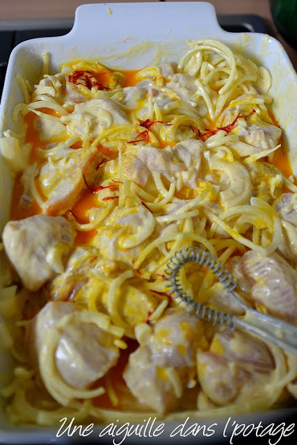 Marinade yaourt  safran et au citron 