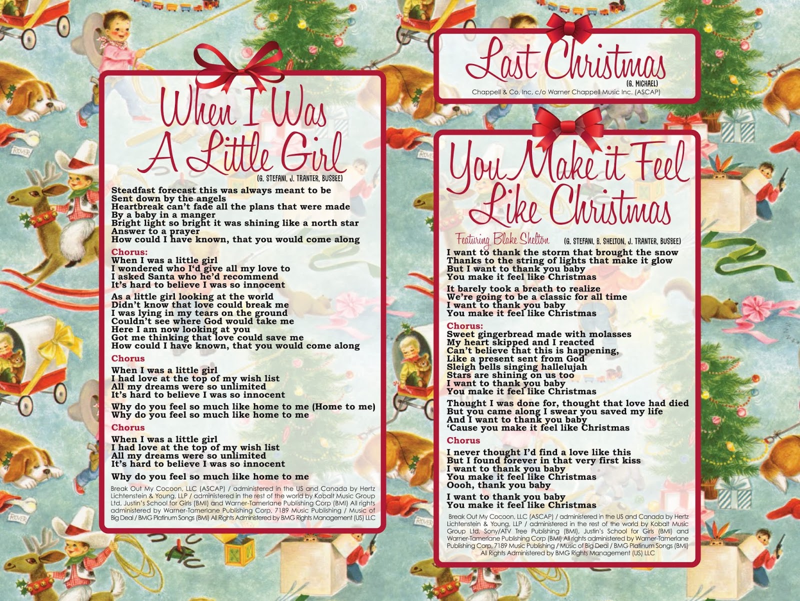 Encarte: Gwen Stefani - You Make It Feel Like Christmas (Digital