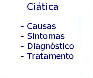 Ciática causas sintomas diagnóstico tratamento prevenção riscos complicações