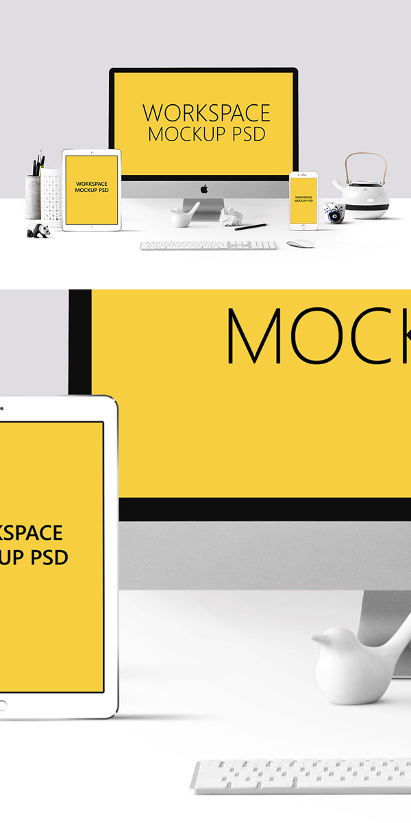 Free Workspace Mockup PSD Mockup terbaru 2017 gratis - Free Workspace Mockup PSD