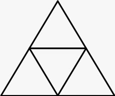 Решение задачи про треугольник и пять точек