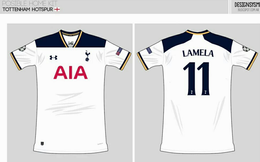 tottenham champions league kit