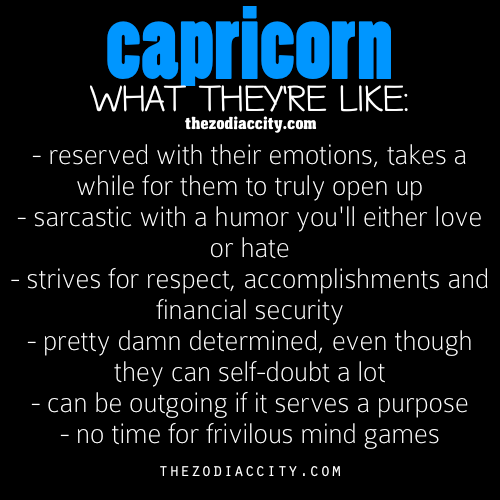 Are Capricorns in January?