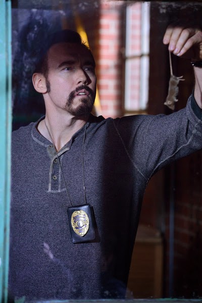Kevin Durand as Vasiliy Fet the big Russian rat exterminator in The Strain Season 1 Episode 2 The Box