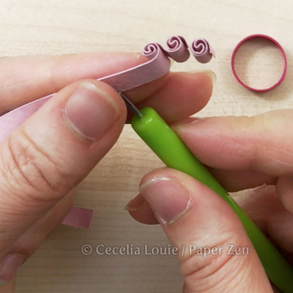to Paper Zen Cecelia Louie Quilling Letter P Tutorial How