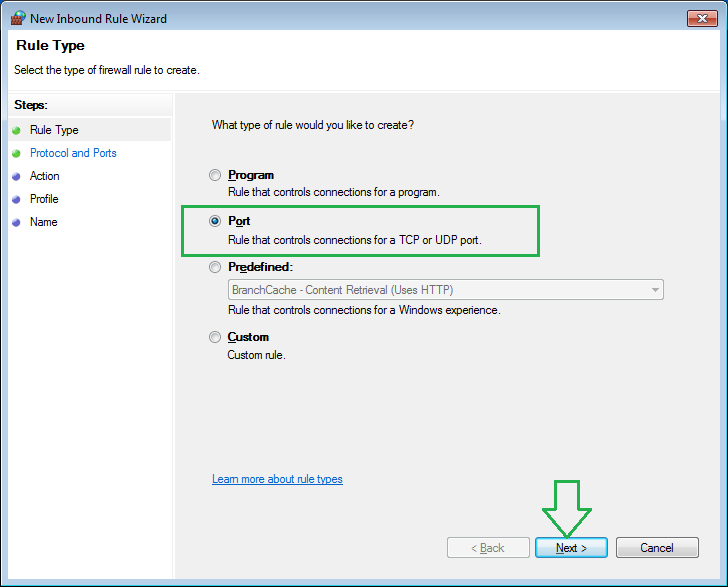 Setting Windows Firewall untuk SQL Server MANGAPUL