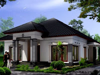 Rumah Satu Setengah Lantai Mewah