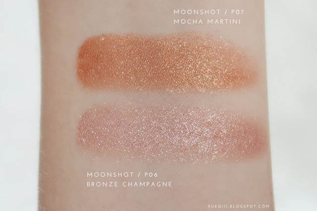 Moonshot Jelly Pot in P06 Bronze Champagne, P07 Mocha Martini Swatches