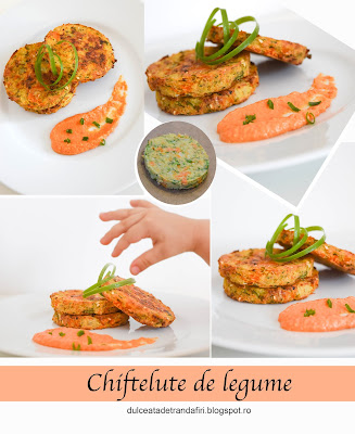Chiftelute de legume la cuptor