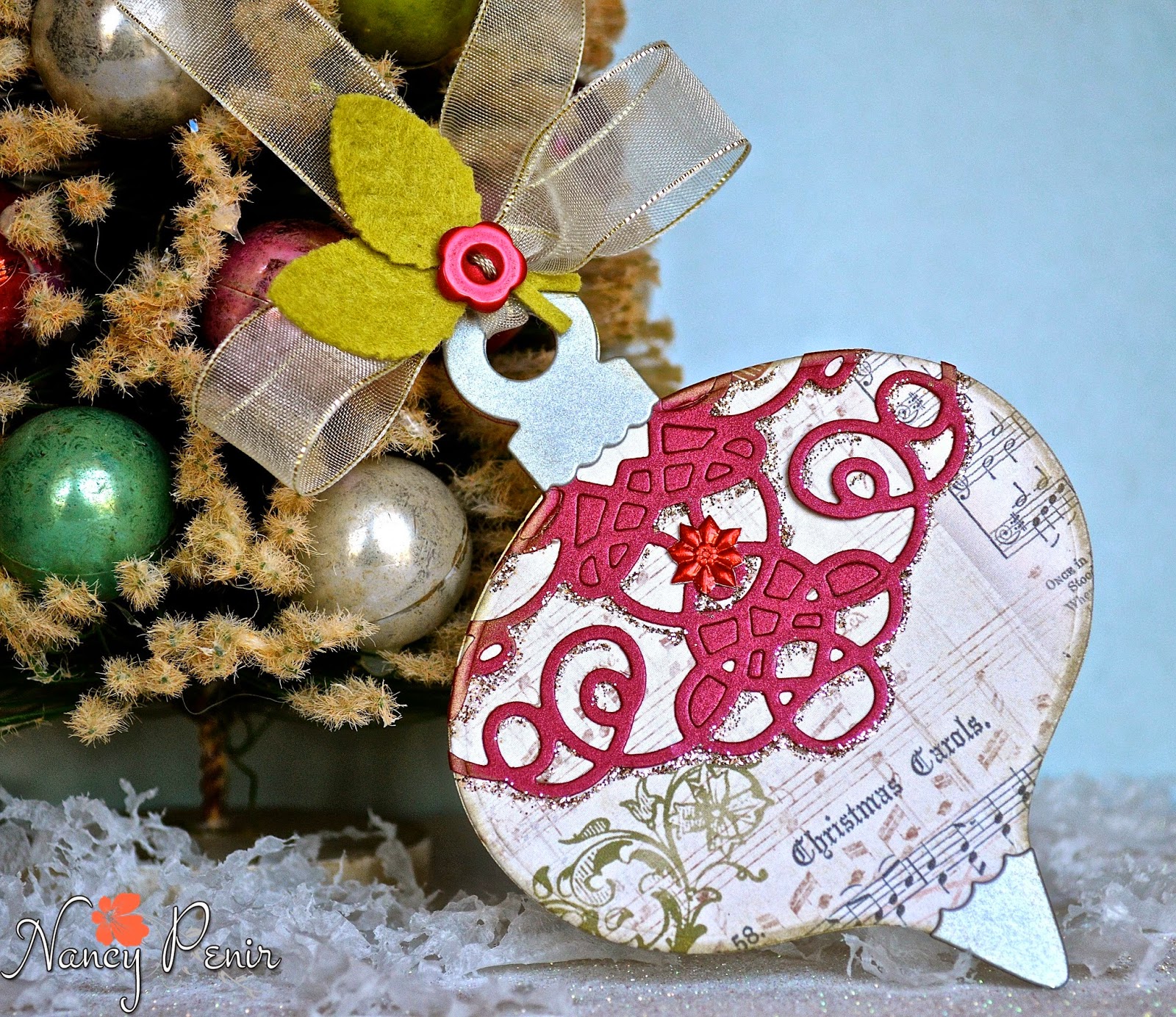 artful notions MIM 187 Partial Die Cut Ornament