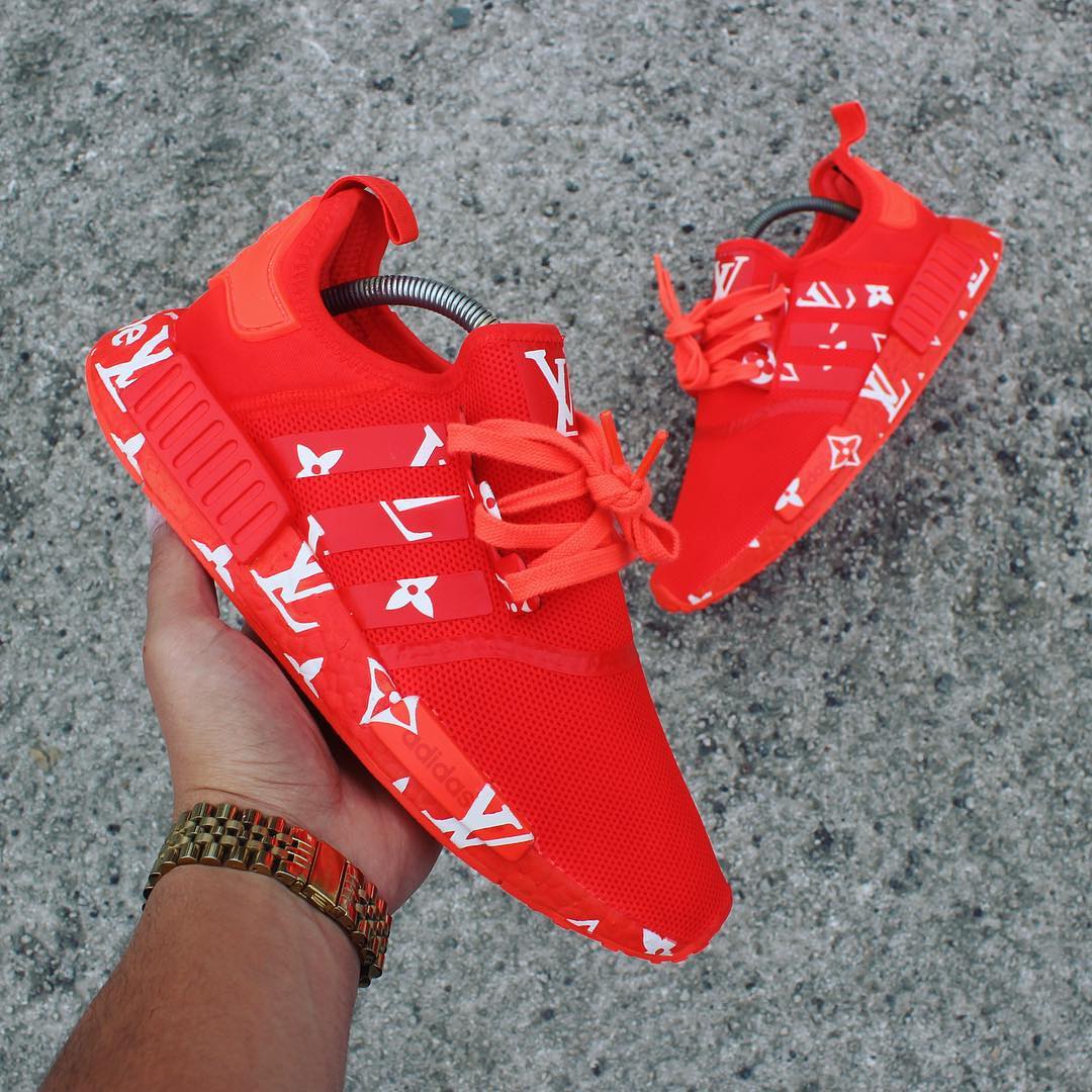 adidas nmd louis vuitton red