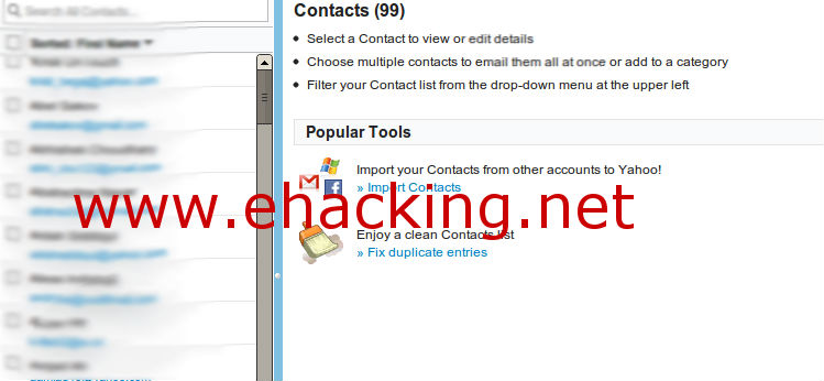 finding a friends e mail address