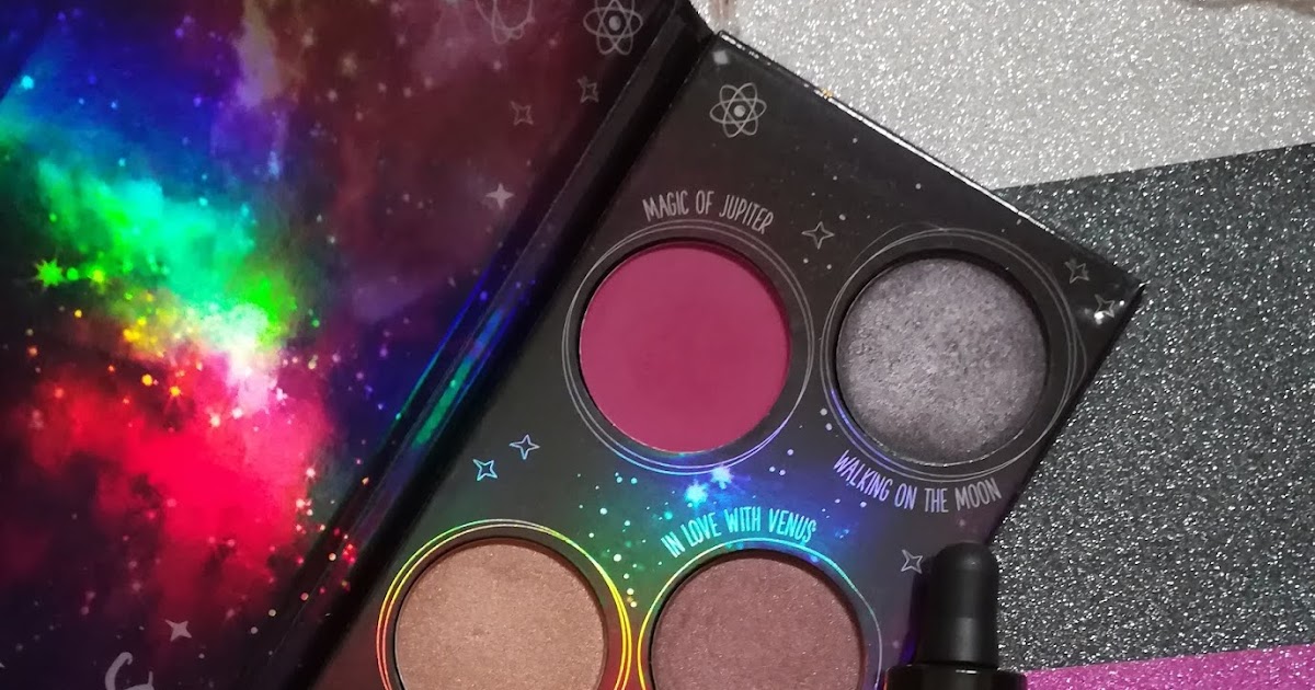 ESSENCE Dancing on the milky way paleta senki i holo gliter kapi