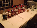Typical Bourbon Tasting Lineup
