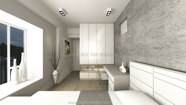 東港城睡房室內設計，計EAST POINT CITY bedroom interior design