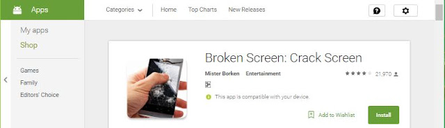 tech prank-broken screen tech prank-broken screen