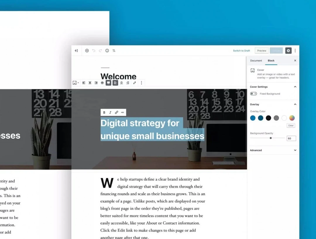 WordPress 5.0 introduces a flexible block-based content editor