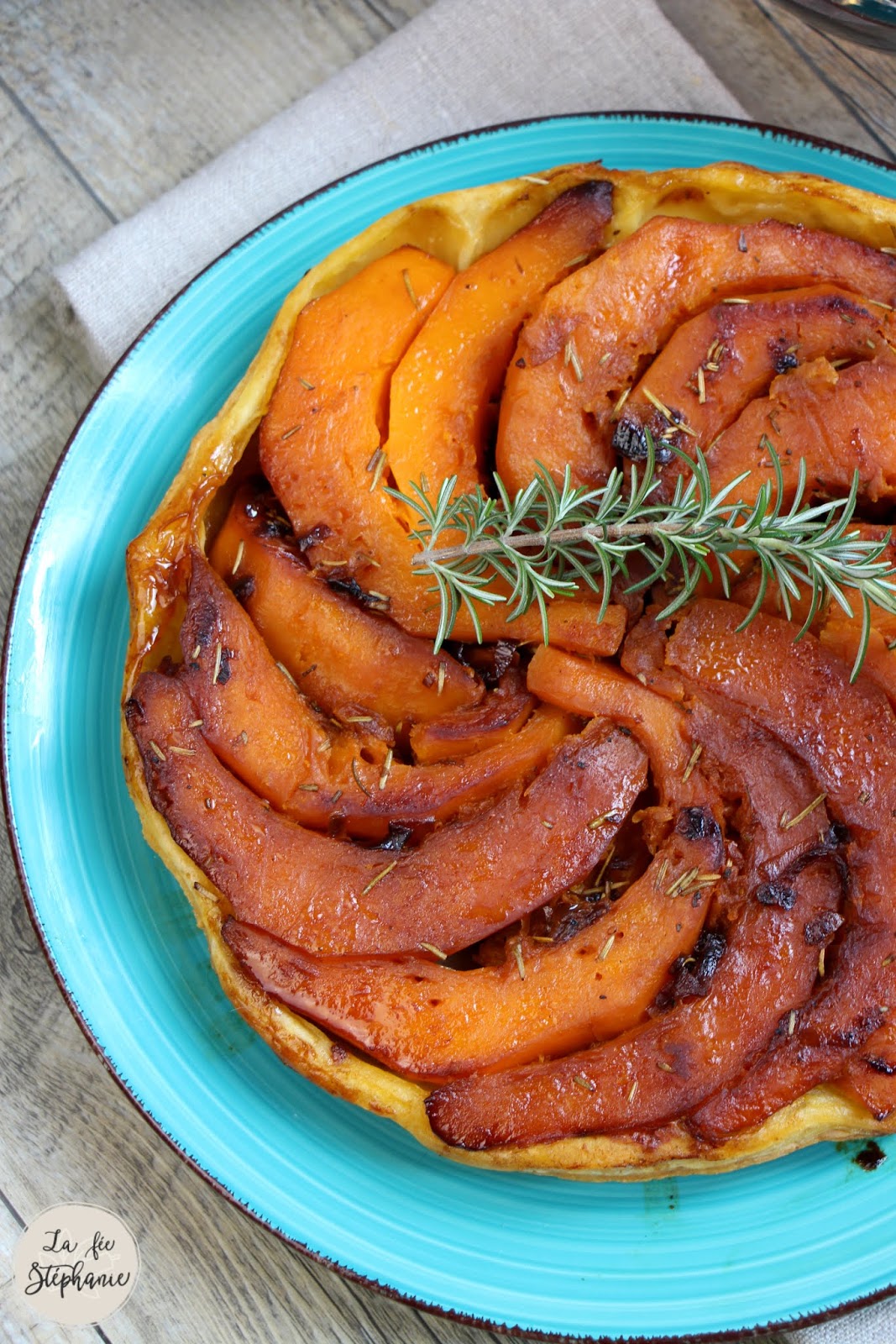 Tatin De Courge Aux Oignons Confits La Fee Stephanie