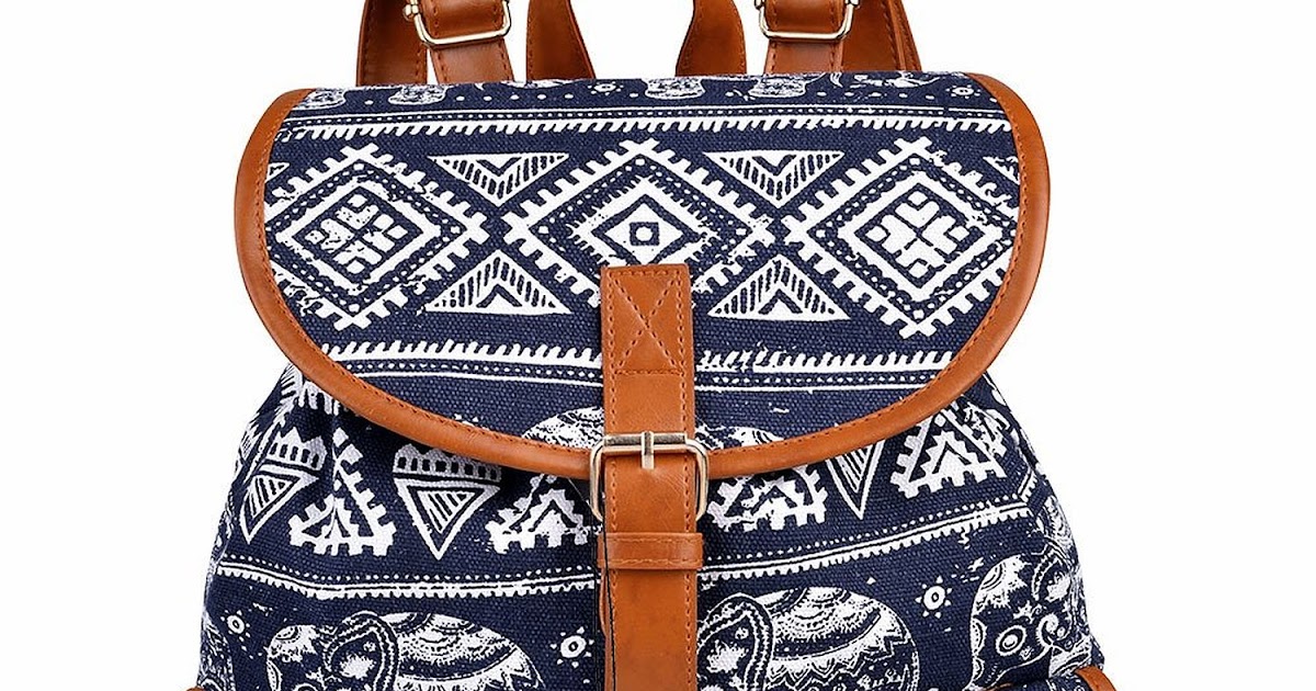 vbg vbiger canvas backpack