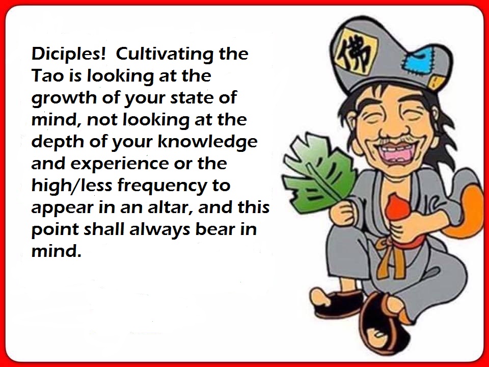 Practices of I Kuan Tao Cultivating the Tao is looking at the growth