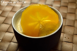 Persimonpannacotta Persimonpannacotta