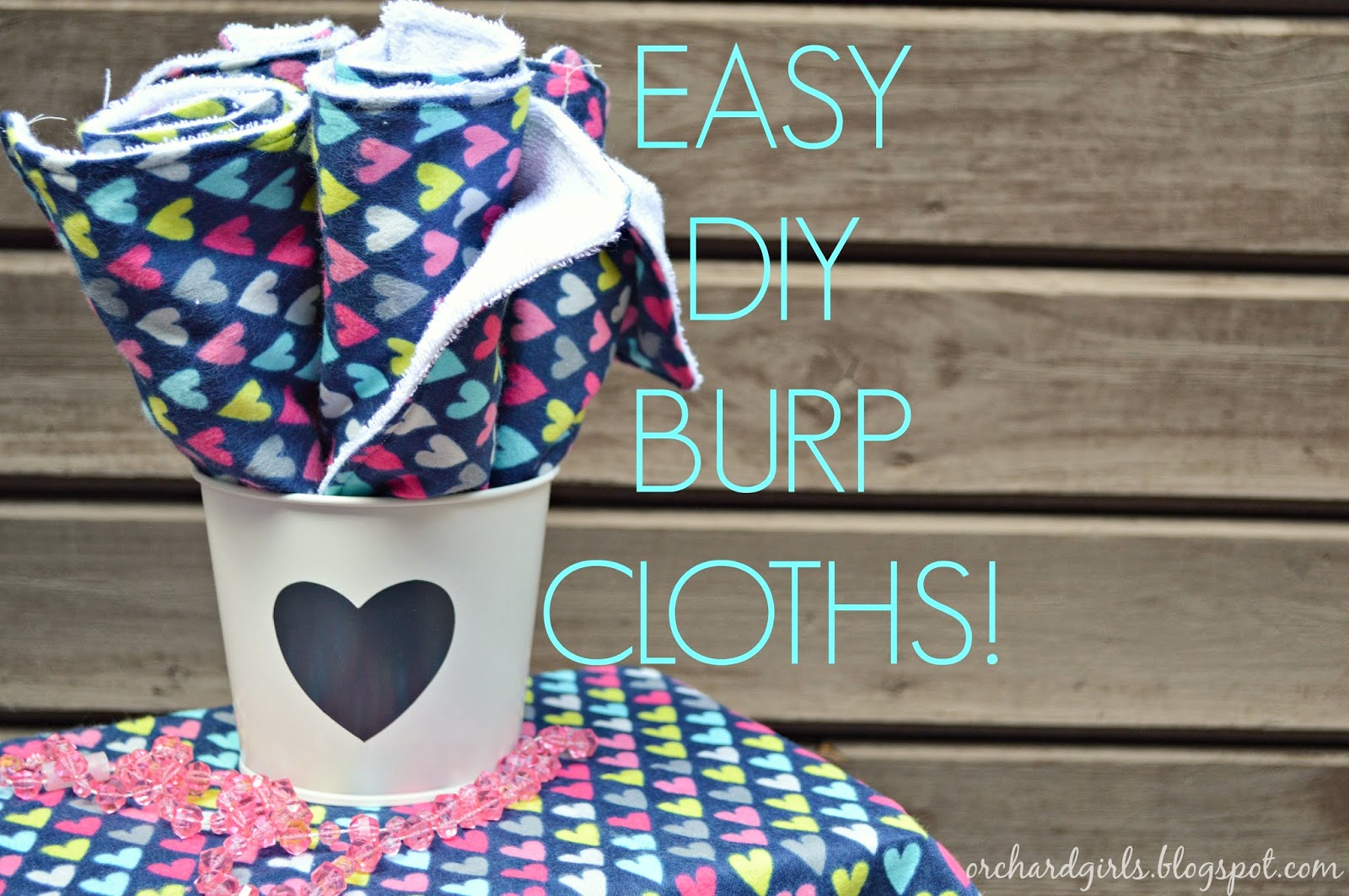 Easy DIY Burp Cloths
