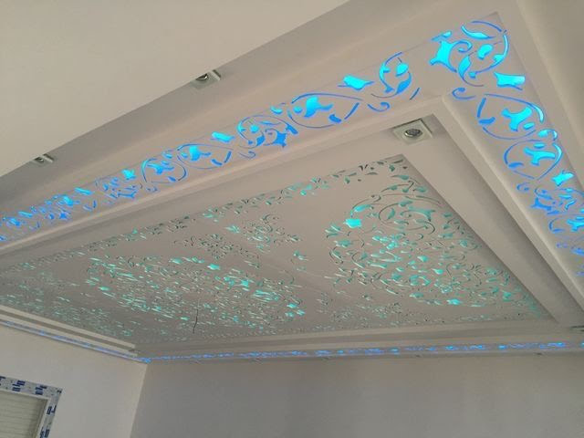 ديكورات جبسم بورد مع ديكورات سي ان سي CNC شركة ارابيسك