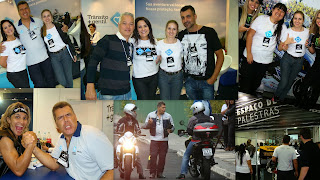 Momentos especiais no Brasil Motorcycle Show.