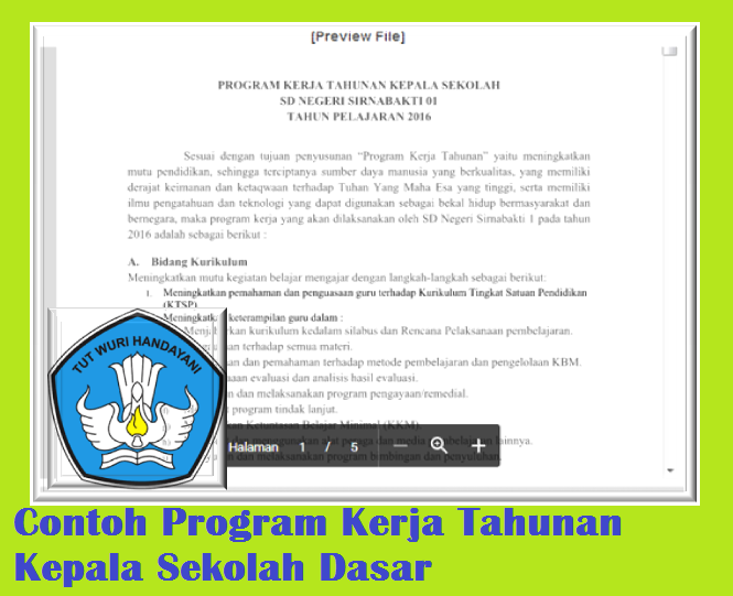 program tahunan pengawas sekolah dasar program tahunan pengawas sekolah dasar