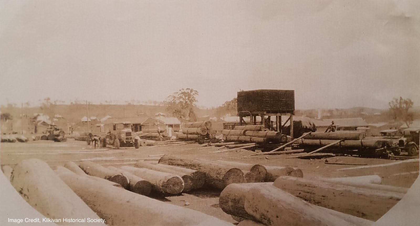 The History of Goomeri, Queensland Goomeri Railway Station and log