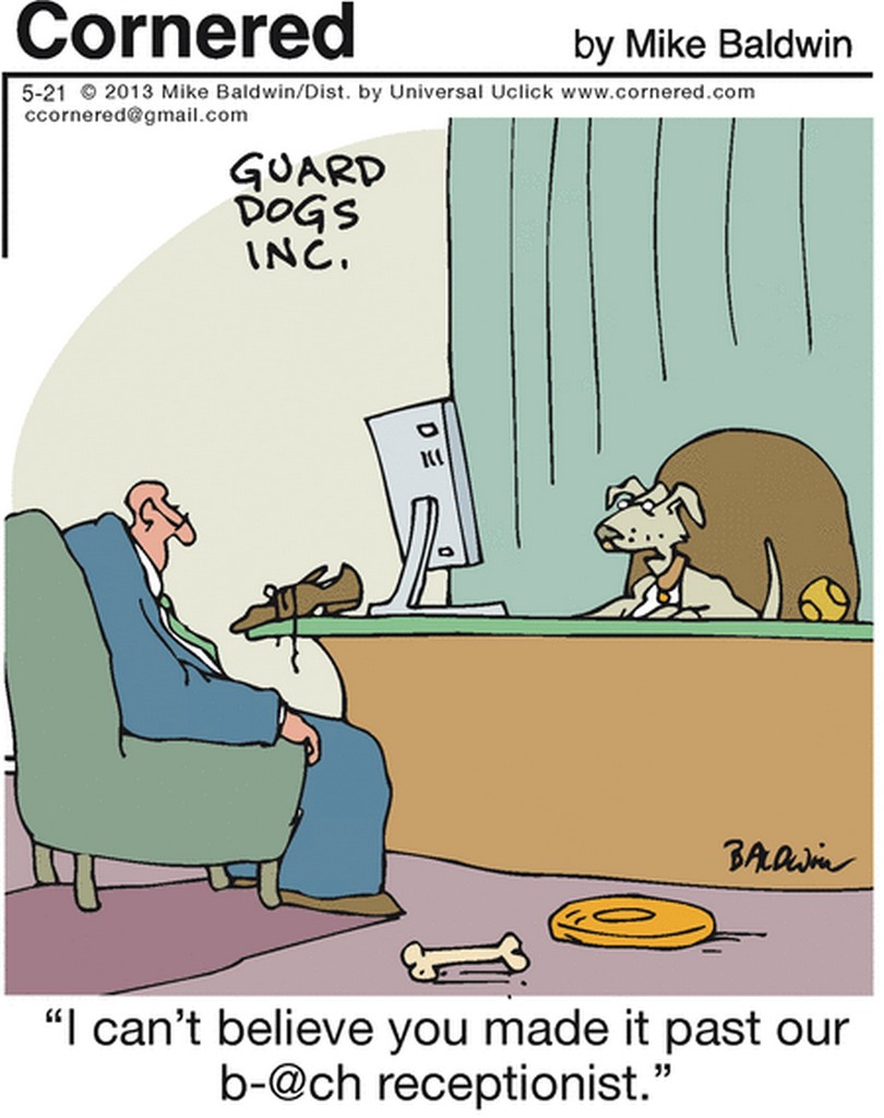 Chuck's Fun Page 2: Six assorted Baldwin cartoons